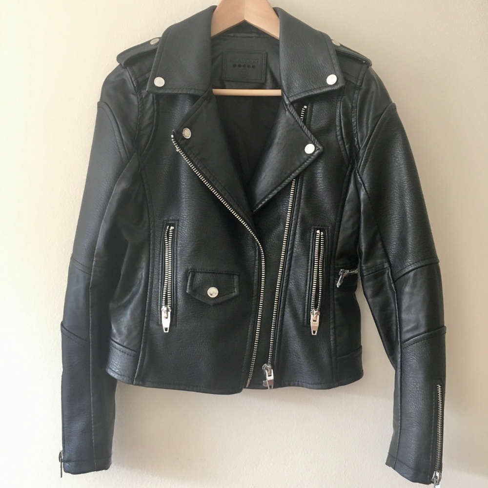 SOLD Blank NYC Easy Rider Faux Leather Moto Jacket - Picture 3 of 8